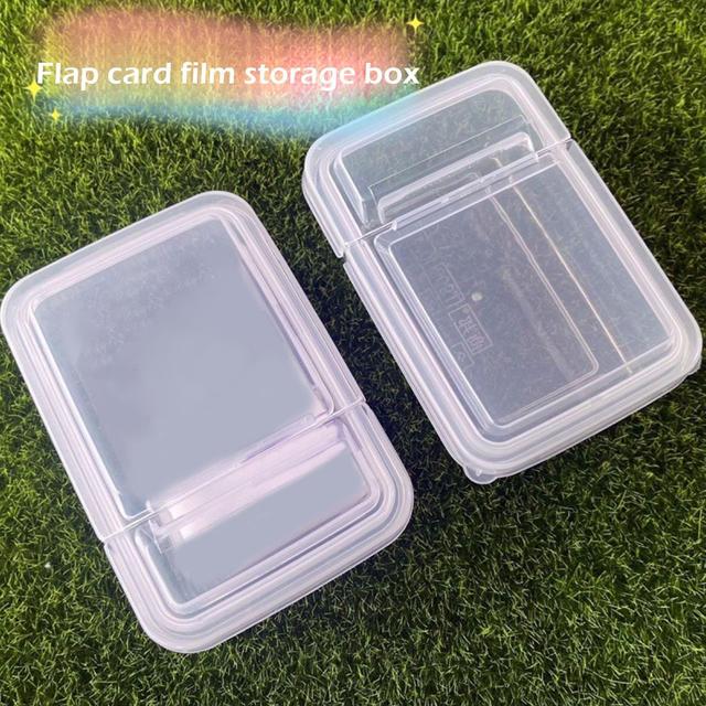 Korea Card Storage Box Clear Acid Free Cpp Hard 3 Inch Photocard  Holographic Protector Storage Box Film Album Binder - Storage Boxes & Bins  - AliExpress